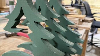 Christmas tree table ornament