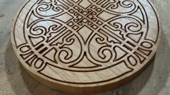 Cherry hardwood trivet