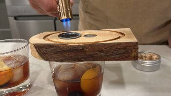 Cocktail smoker - cedar wood